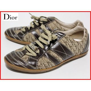 クリスチャンディオール(Christian Dior)のクリスチャンディオール 37≒23.5cm スニーカー ブラウン jtl(スニーカー)