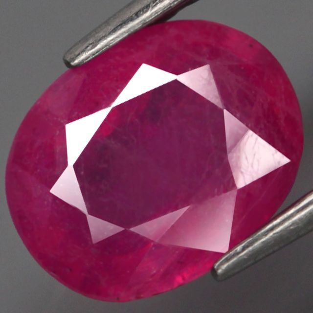 【天然大粒ルビールース 2.28ct:9289】Natural Ruby