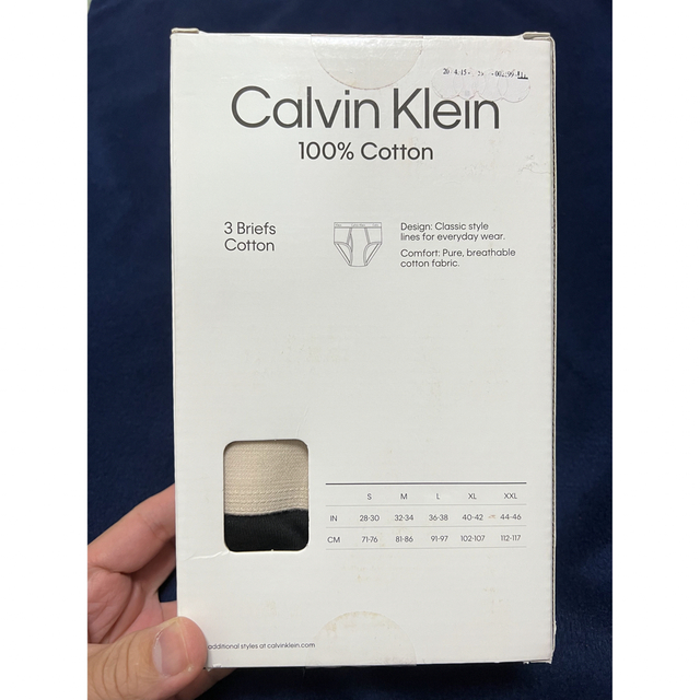 Calvin Klein(カルバンクライン)の新品CKカルバンクライン classic fit ブリーフ3枚　XL CKパンツ メンズのアンダーウェア(その他)の商品写真