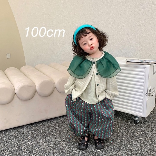 韓国子ども服　カーディガン　100cm キッズ/ベビー/マタニティのキッズ服女の子用(90cm~)(Tシャツ/カットソー)の商品写真