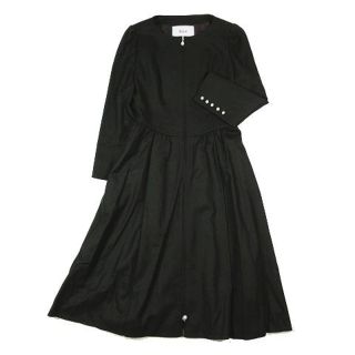 極美品】ルネ ワンピース リングジップ フレア ダークブラウン-