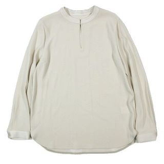 デミルクスビームス(Demi-Luxe BEAMS)の美品 デミルクス ビームス サテン ステッチ スキッパー ブラウス シャツ(シャツ/ブラウス(長袖/七分))