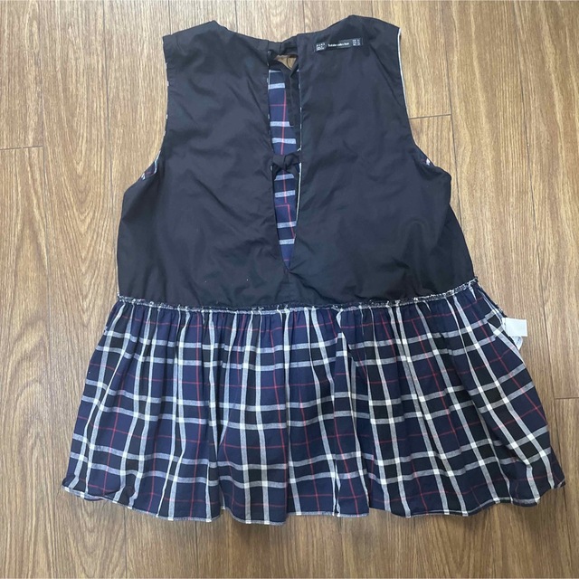 ZARA(ザラ)のZARA ザラ チェック チュニック サイズXL レディースのトップス(シャツ/ブラウス(半袖/袖なし))の商品写真