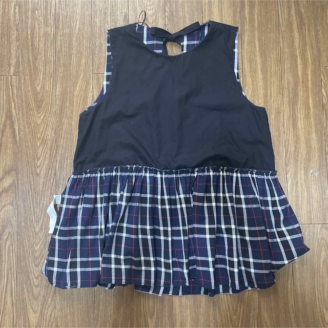 ZARA(ザラ)のZARA ザラ チェック チュニック サイズXL レディースのトップス(シャツ/ブラウス(半袖/袖なし))の商品写真