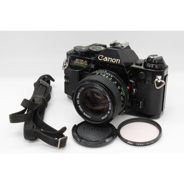 整備済】Canon AE-1 プログラム + New FD 50mm f1.4 限定特典 etalons