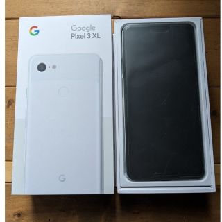 グーグルピクセル(Google Pixel)のGoogle pixel 3 xl 128GB ホワイト★注意有(スマートフォン本体)