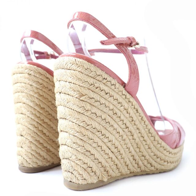 Gucci - 美品△GUCCI グッチ 291096 マイクログッチシマ パテント