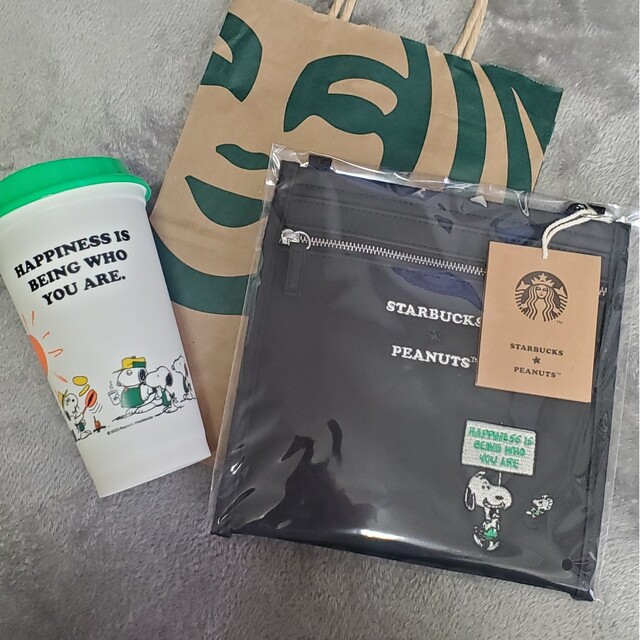 Starbucks×SNOOPYコラボパーカー＆サコッシュset