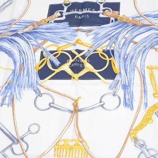 Hermes - エルメス カレ90 スカーフ プロジェクト オ クレヨン マリン