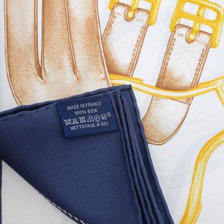 Hermes - エルメス カレ90 スカーフ プロジェクト オ クレヨン マリン
