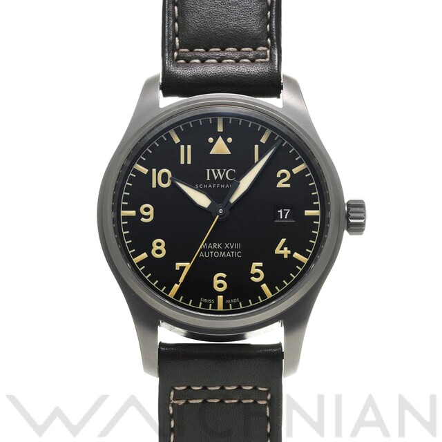 IWC - 中古 インターナショナルウォッチカンパニー IWC IW327006 ブラック メンズ 腕時計