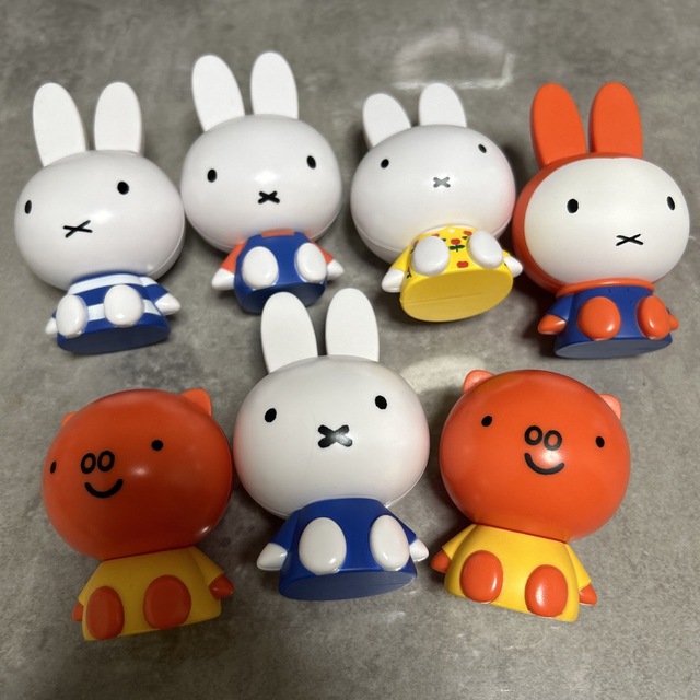 miffy(ミッフィー)のミッフィー カプキャラ 7点セット エンタメ/ホビーのフィギュア(その他)の商品写真