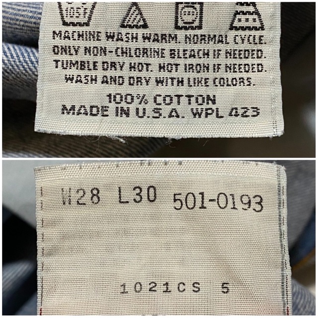 USA製 Levi's SHANANA MIL 501 レギュラーストレート | www