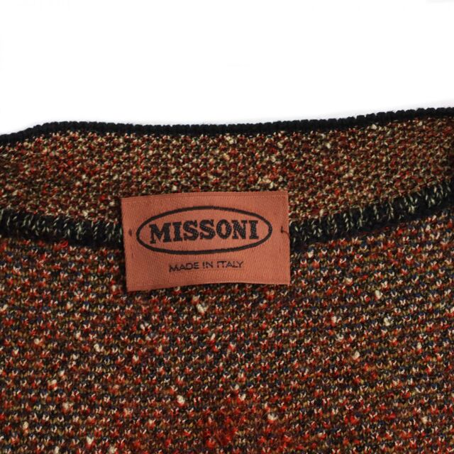 MISSONI(ミッソーニ)の未使用品●MISSONI ミッソーニ モヘア混 総柄デザイン ニットべスト/ジレ マルチカラー 50 イタリア製 メンズおすすめ◎ メンズのトップス(ベスト)の商品写真