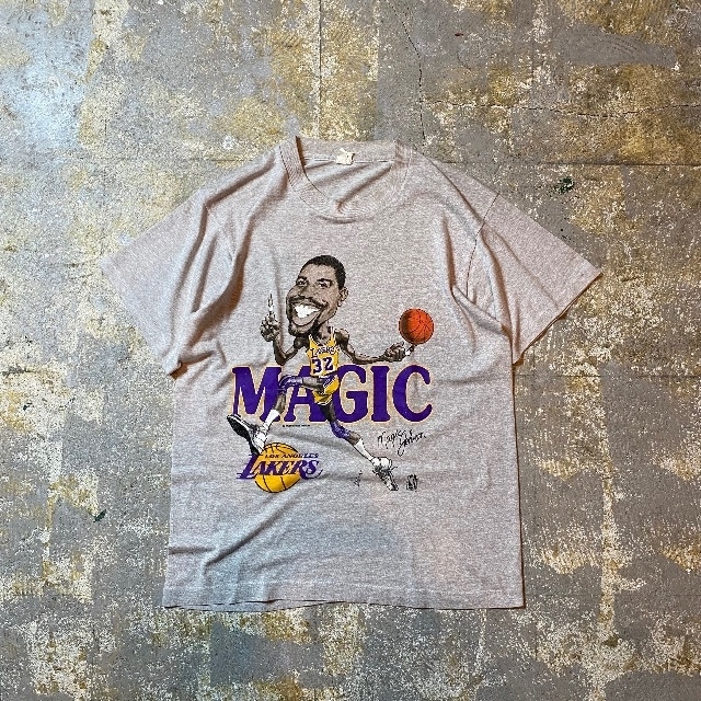 【美品】80s レイカーズ screen stars NBA シングルステッチ