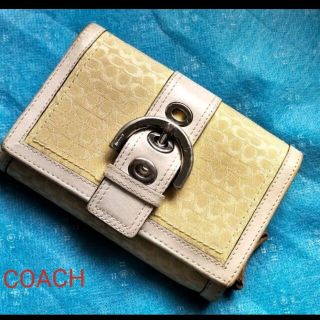 コーチ(COACH)のお値下げ中♡コーチ　シグネチャー　折り財布(財布)