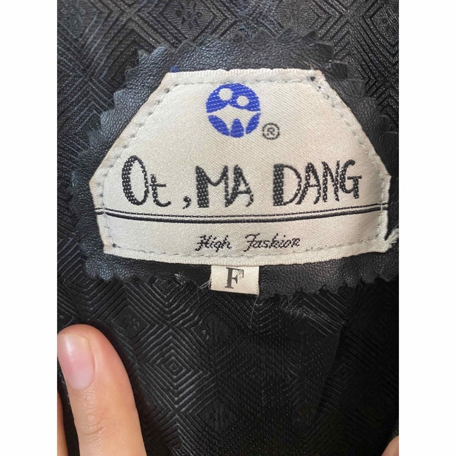 お洒落】Ot,MADANG☆細かなパールが可愛すぎる柔らかラムレザージャケット-