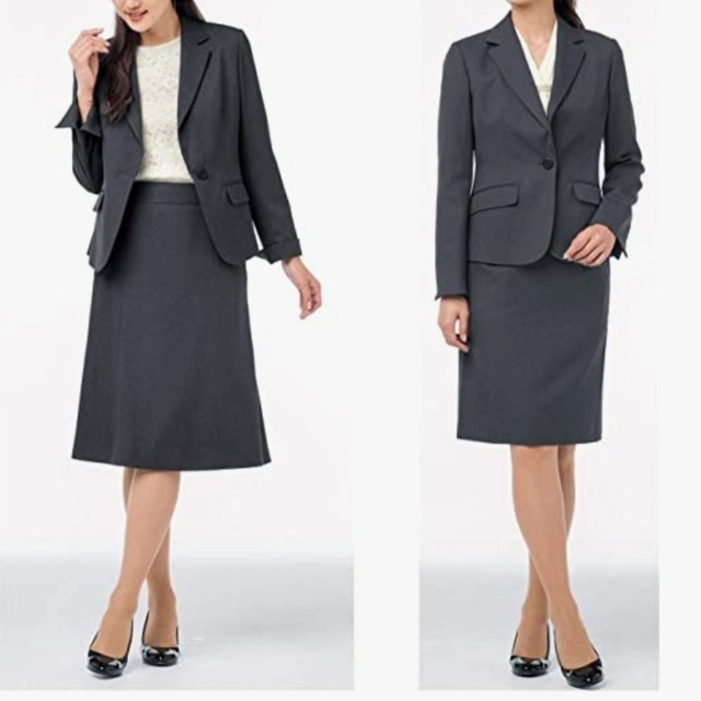 cecile(セシール)の新品！[セシール] スーツ オフィスウエアー マーメイドスカート AU-499 レディースのフォーマル/ドレス(スーツ)の商品写真
