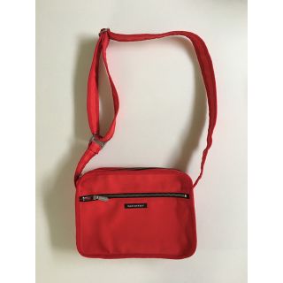 マリメッコ(marimekko)の正規品　マリメッコ　キャンバス　ショルダーバッグ　赤　レッド(ショルダーバッグ)