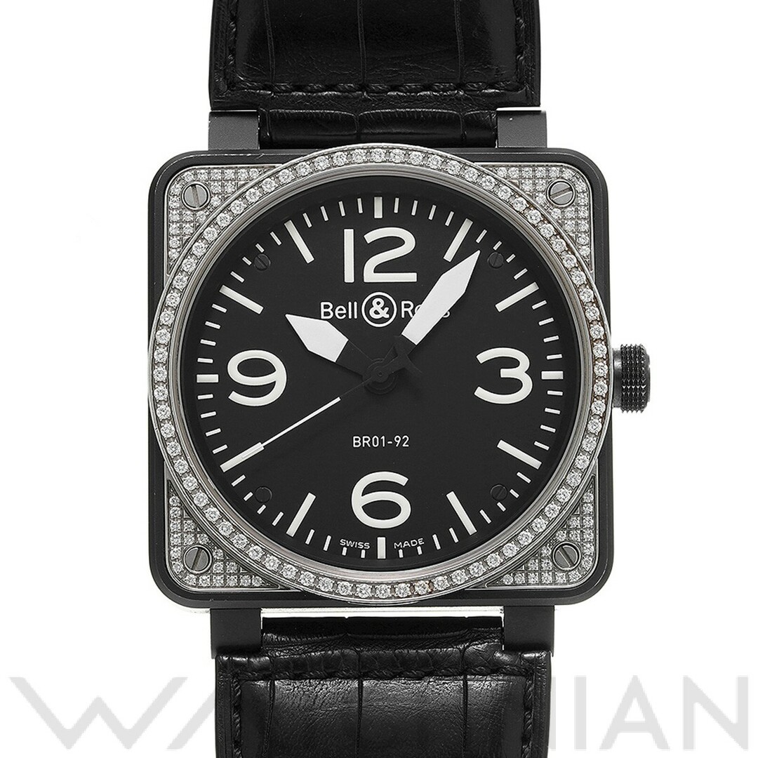 中古 ベル＆ロス Bell & Ross BR01-92TOPDC-H ブラック メンズ 腕時計 | フリマアプリ ラクマ