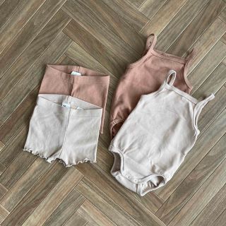 エイチアンドエム(H&M)のts様専用【H&M baby】ロンパース パンツ 2セット 68cm(ロンパース)