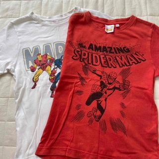 ジーユー(GU)のMARVEL  スパイダーマン　GU  120サイズ(Tシャツ/カットソー)