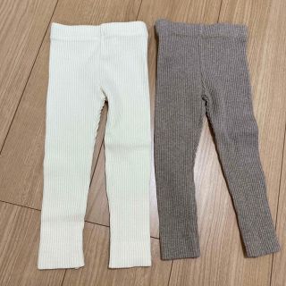 cottonmill リブレギンス　80(パンツ)