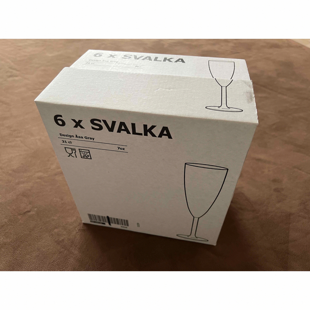 IKEA(イケア)のIKEA スパークリンググラス SVALKA インテリア/住まい/日用品のキッチン/食器(グラス/カップ)の商品写真