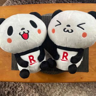 ラクテン(Rakuten)の楽天 お買いものパンダ BIGぬいぐるみ 2種セット(ぬいぐるみ)