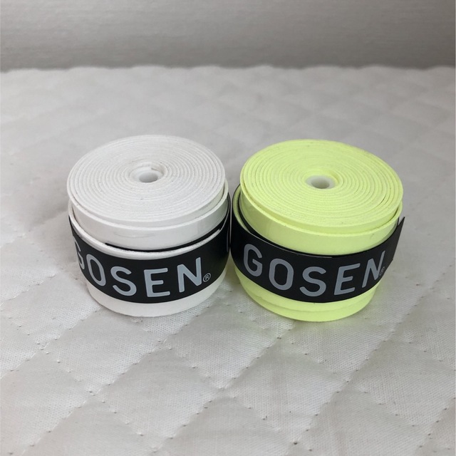 GOSEN(ゴーセン)のGOSEN グリップテープ 2個★迅速発送 白蛍光ゴーセン マイバチ✳︎色変更可 エンタメ/ホビーのエンタメ その他(その他)の商品写真