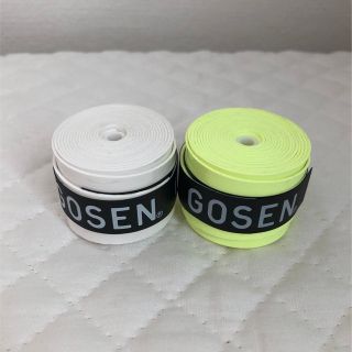 ゴーセン(GOSEN)のGOSEN グリップテープ 2個★迅速発送 白蛍光ゴーセン マイバチ✳︎色変更可(その他)