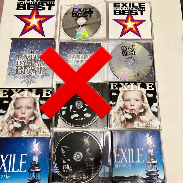 EXILE(エグザイル)のEXILE 第二章 アルバムCD DVD LIVEDV豪華セット バラ売り可能 エンタメ/ホビーのCD(ポップス/ロック(邦楽))の商品写真