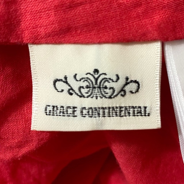 GRACE CONTINENTAL - 【GRACE CONTINENTAL】フラワー刺繍 ロングフレア