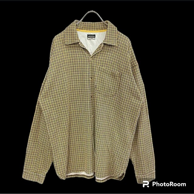 90s JULEPS L/S オープンカラー長袖シャツ　XL シャツ　アメカ