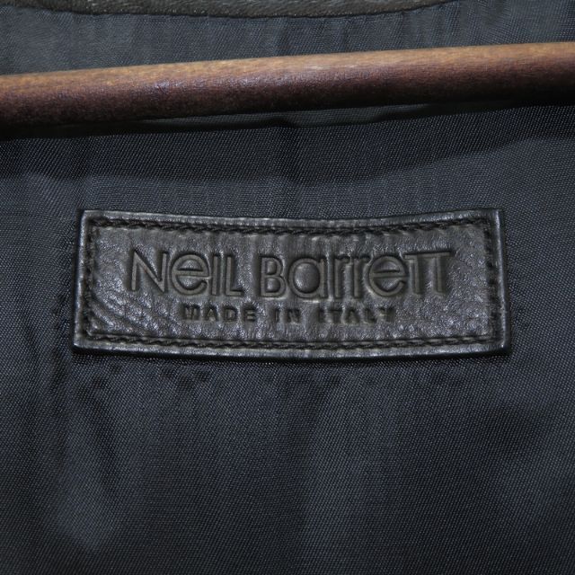 NEIL BARRETT(ニールバレット)のNIEL BARRETT LEATHER GILET メンズのトップス(ベスト)の商品写真