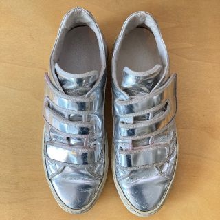 ラフシモンズ(RAF SIMONS)のRAF SIMONS ベルクロ silver 42 27.5cm(スニーカー)