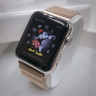 アップルウォッチ(Apple Watch)のAppleWatch アップルウォッチ 38mm stainless 新品(その他)