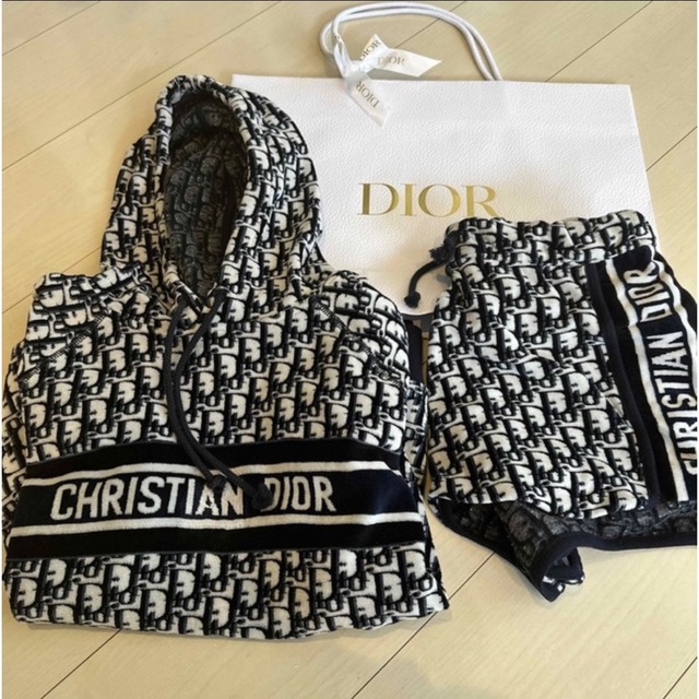 CHRISTIAN DIOR パイル地　上下セット