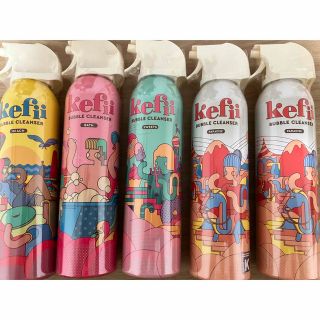 kefii ケフィー　バブルクレンザー　泡風呂　おもちゃ　200ml 5本セット(入浴剤/バスソルト)