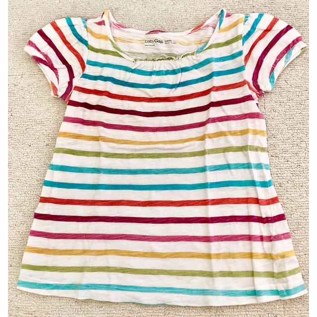 babyGAP(ベビーギャップ)のbabygap H&M ユニクロ　Tシャツ　サイズ100 7枚セット キッズ/ベビー/マタニティのキッズ服女の子用(90cm~)(Tシャツ/カットソー)の商品写真