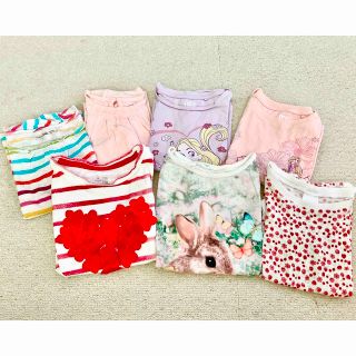 ベビーギャップ(babyGAP)のbabygap H&M ユニクロ　Tシャツ　サイズ100 7枚セット(Tシャツ/カットソー)