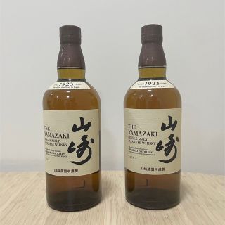 サントリー(サントリー)の山崎　シングルモルト　ウイスキー　700ml 2本(ウイスキー)