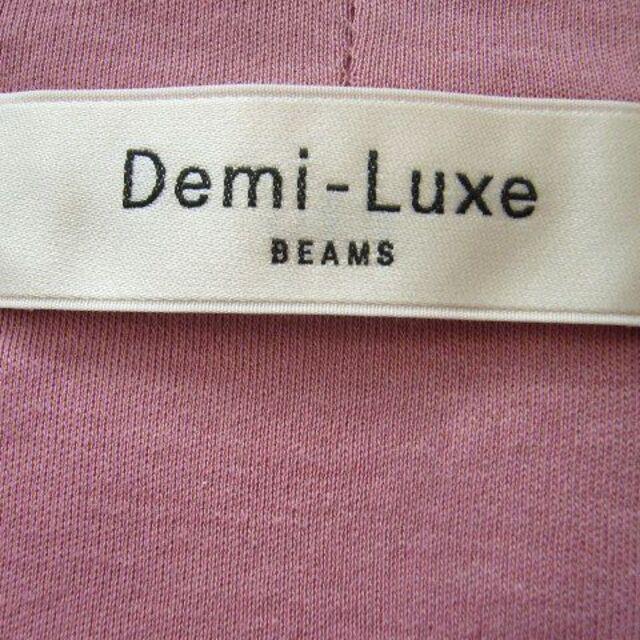 Demi-Luxe BEAMS(デミルクスビームス)の☆未着用☆Demi-Luxe BEAMS●スムースハーフスリーブTシャツPINK レディースのトップス(Tシャツ(半袖/袖なし))の商品写真