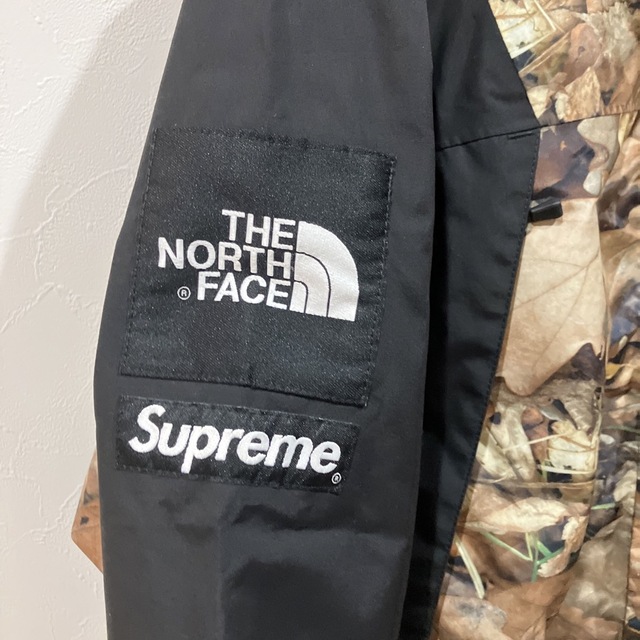 supreme The north face duffel bag 枯葉