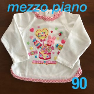 メゾピアノ(mezzo piano)のmezzo piano  baby  長袖Tシャツ  90(Tシャツ/カットソー)