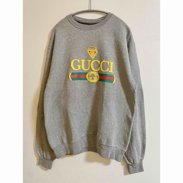 ヴィンテージトレーナー(グレー、M)スウェットトップ、VINTAGE SWEAT レディースのトップス(トレーナー/スウェット)の商品写真