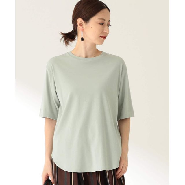 Demi-Luxe BEAMS(デミルクスビームス)の☆未着用☆Demi-Luxe BEAMS●スムースハーフスリーブTシャツMINT レディースのトップス(Tシャツ(半袖/袖なし))の商品写真