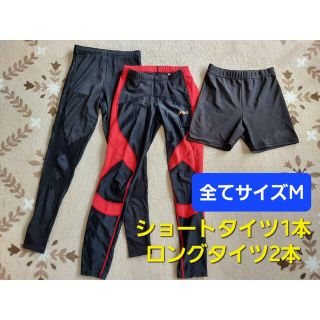 アシックス(asics)のショートタイツ ロングタイツ 3本セット アシックス 陸上(トレーニング用品)