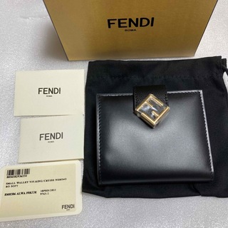 フェンディ(FENDI)の新品未使用 FENDI  FFダイヤモンド レザー 二つ折り財布 (財布)