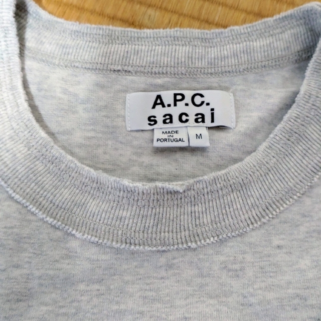 sacai - sacai × A.P.C. サカイ アーペーセー コラボTシャツ Mサイズの